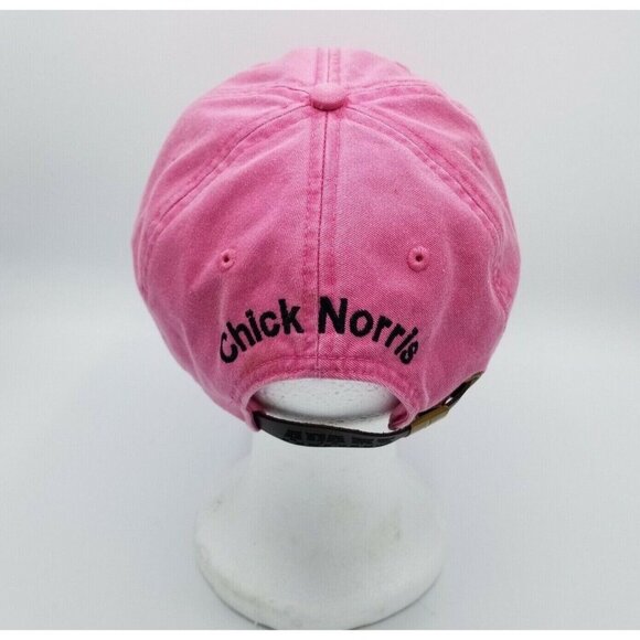 Adams Headwear Chick Norris Strapback Hat Pink - Picture 5 of 7